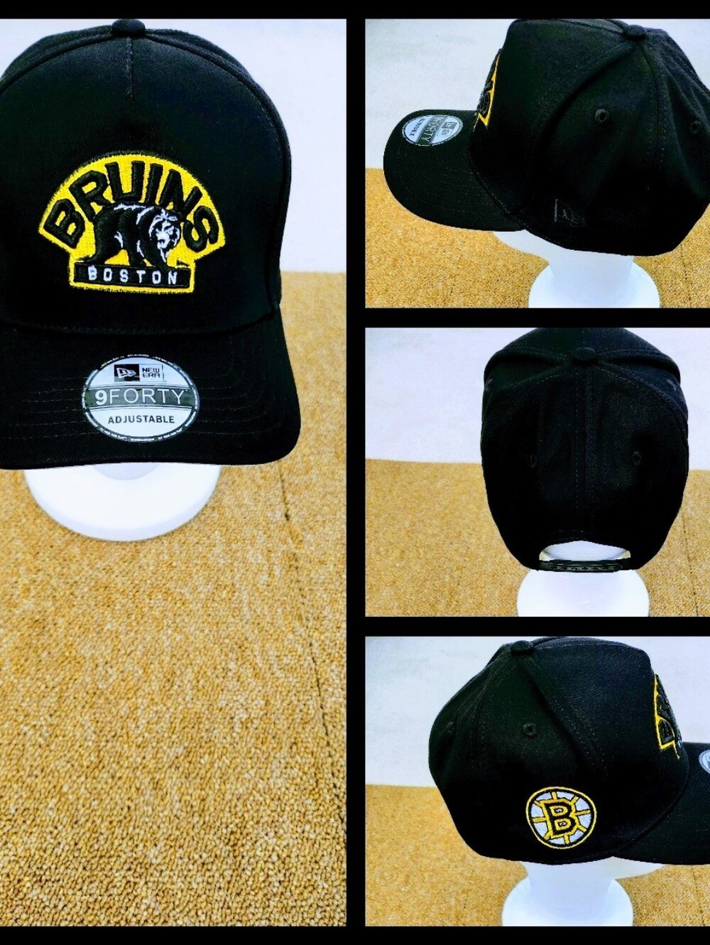 BOSTON BRUINS NHL HOCKEY SNAPBACK HAT.